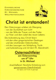 Plakat Osternacht WOR