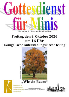 Plakat Mini-Gottesdienst