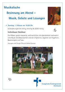 Plakat Irschenhauser Danzlmusi