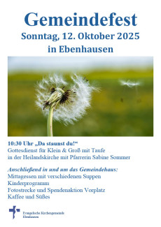 Plakat Gemeindefest