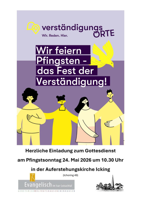 Plakat Pfingsten