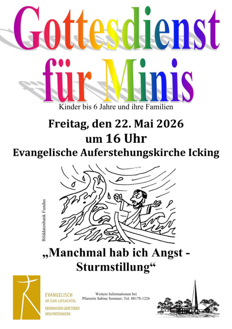 Plakat Mini-Gottesdienst